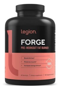 Legion forge pre-workout fat burner.