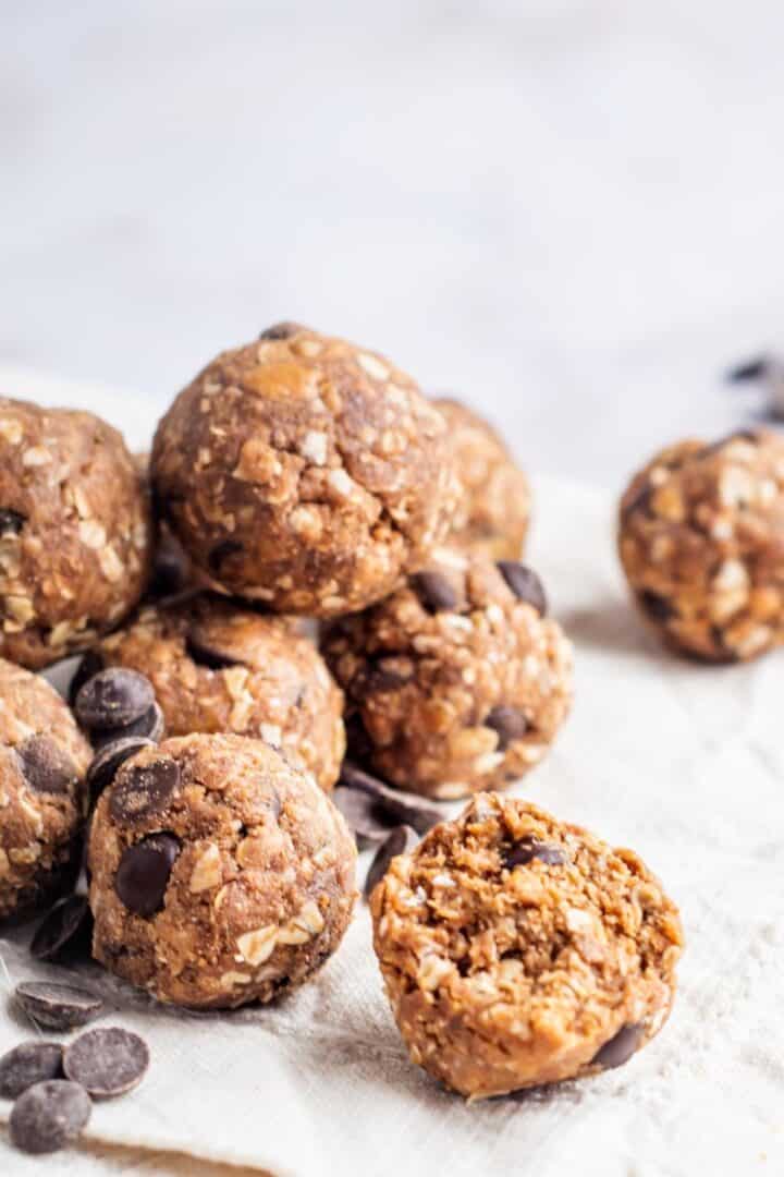 Protein Balls Peanut Butter Chocolate Chip With 10g Of Protein