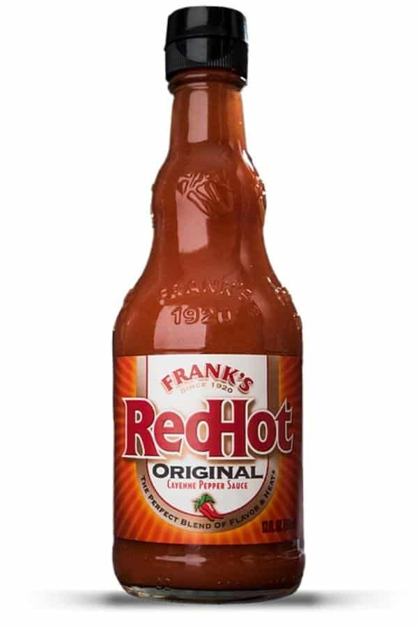 A bottle of Frank's RedHot original.