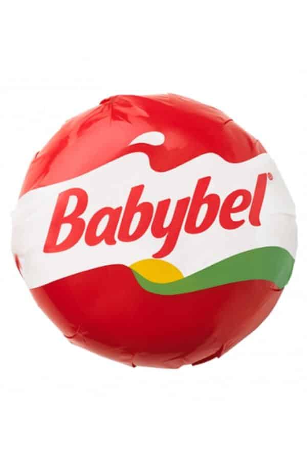 A Babybel cheese wheel.