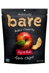 A bag of Bare apple chips.