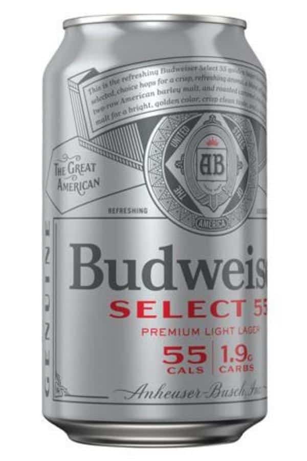 A can of Budweiser Select 55.