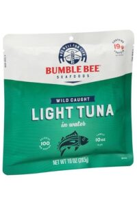 A package of Bumble Bee wildcaught light tuna.