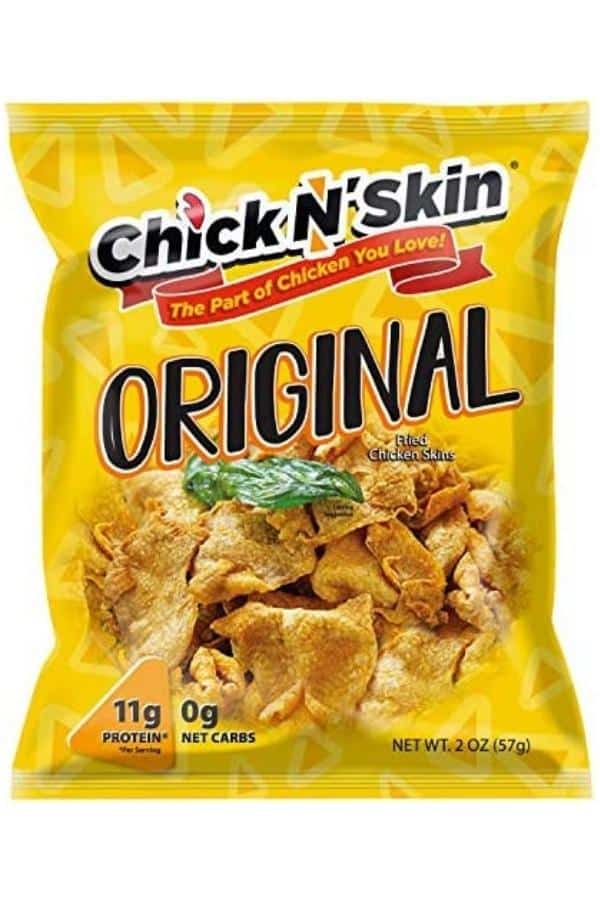 A bag of Chicken N Skin.