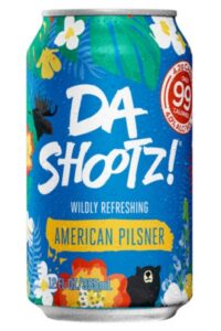 A can of Da shootz american pilsner.