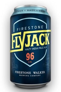 A can of Fly Jack firestone Hazy Indian Pale Ale.