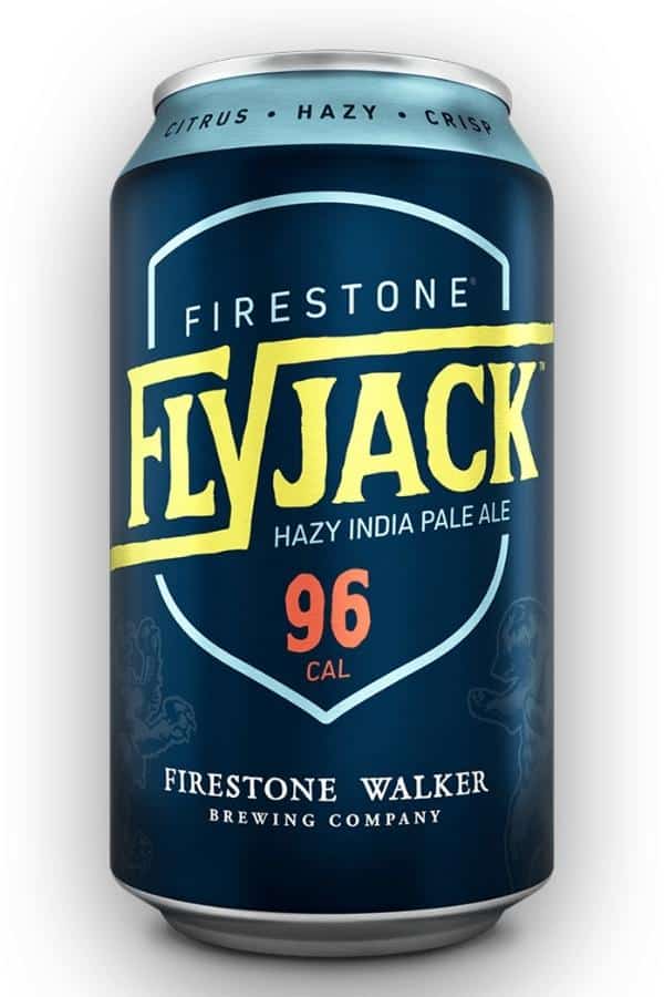 A can of Fly Jack firestone Hazy Indian Pale Ale.
