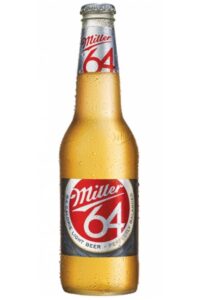 A bottle of Miller 64.