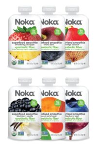 Six noka superfood smoothies.