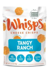 A bag of Whisps cheese crisps.
