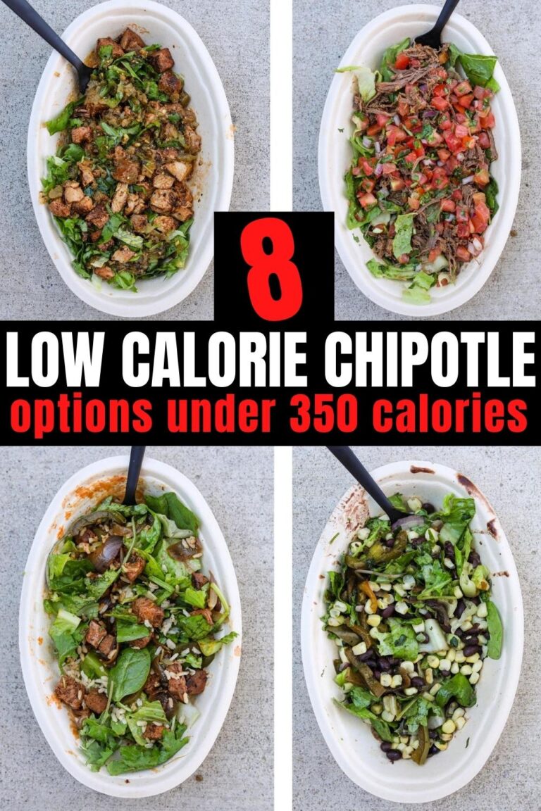 8 BEST Low Calorie Chipotle Options Under 350 Calories
