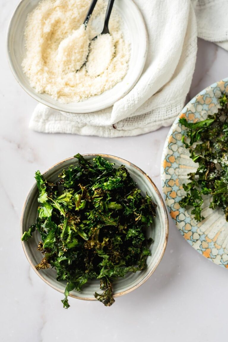 The BEST Air Fryer Kale Chips Made In Just 5 Minutes
