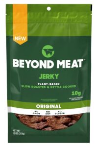 Bag of beyond meat jerky.