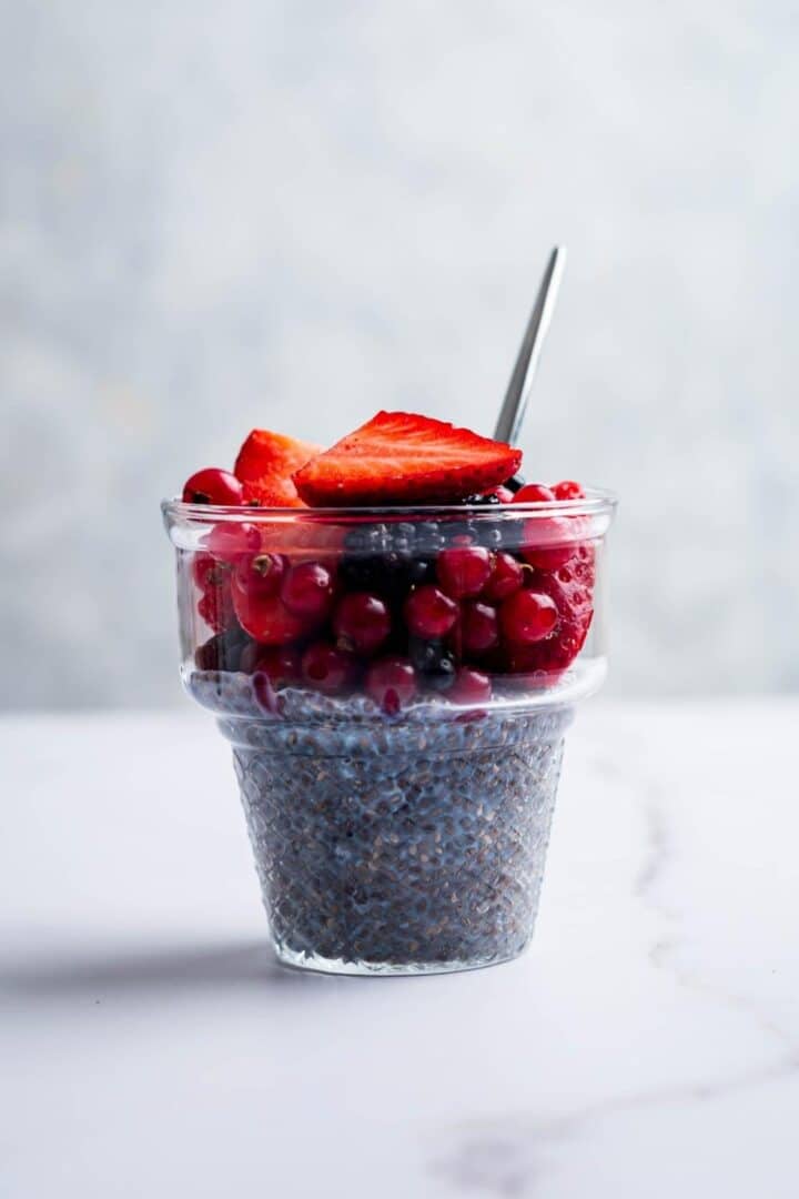 The BEST Chia Seed Pudding Recipe Made With 4 Ingredients