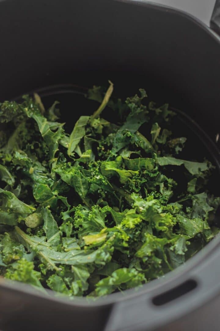 The BEST Air Fryer Kale Chips Made In Just 5 Minutes