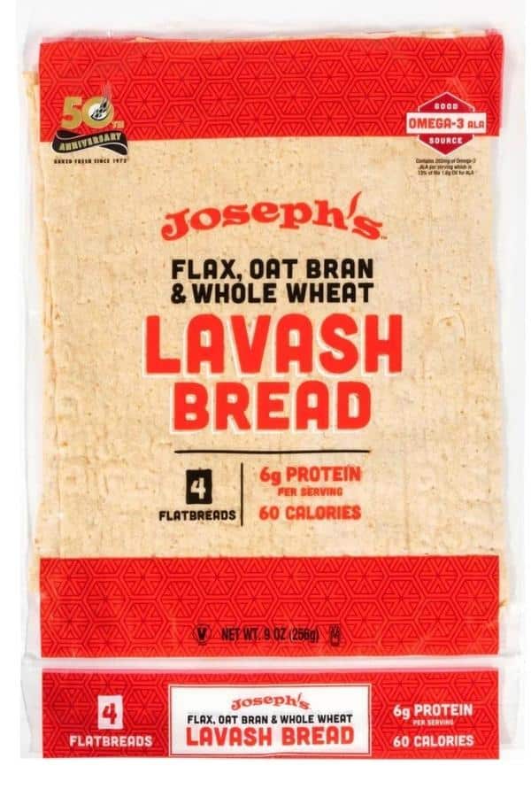 A bag of Joseph's lavash bread.