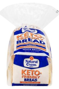 A pack of natural ovens keto friendly bread.