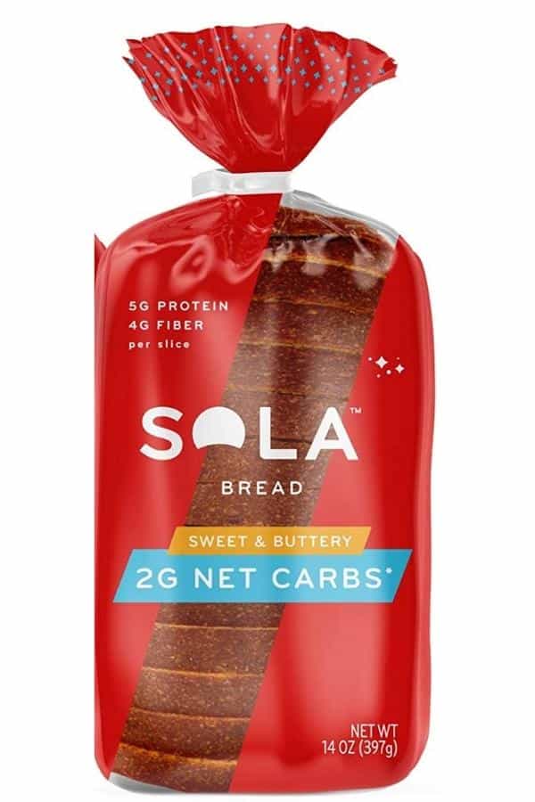 A bag of sola sweet and buttery bread.