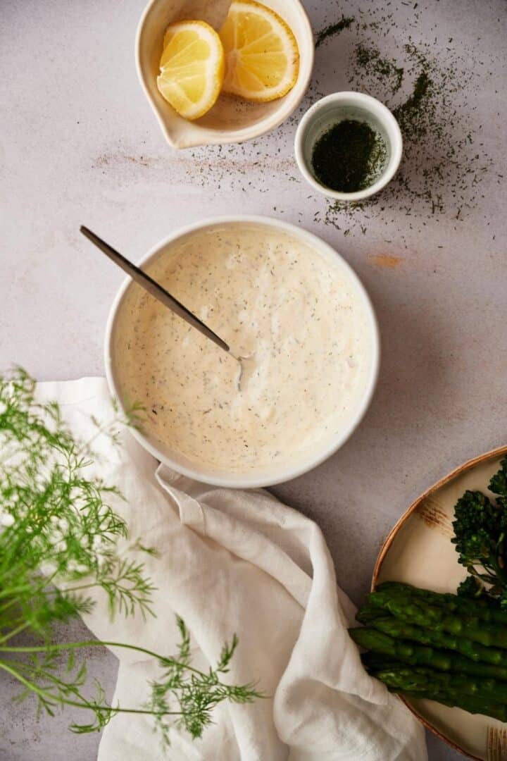 The BEST Dill Sauce for Salmon Easy To Make In Just 1 Minute
