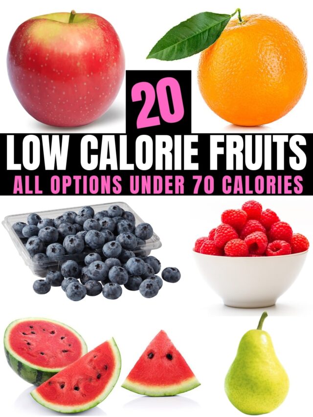 A compilation of low calorie fruit.
