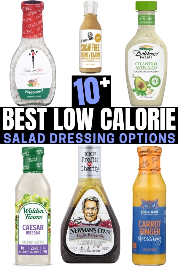 15 BEST Low Calorie Salad Dressing Options For Weight Loss