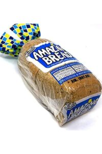 A bag of Jim's Amazing Bread.