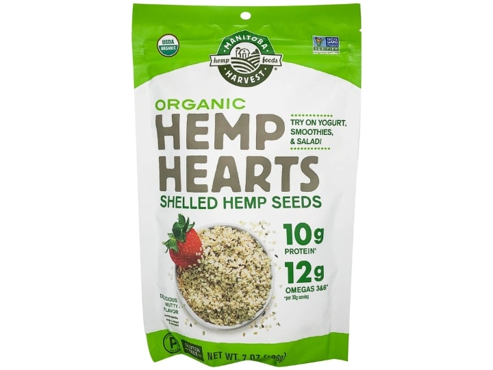 A bag of Manitoba Harvest hemp hearts.