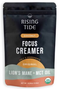 A bag of rising tide focus creamer.