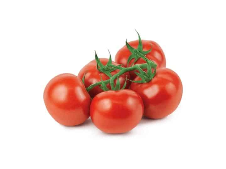 A bunch of tomatoes.