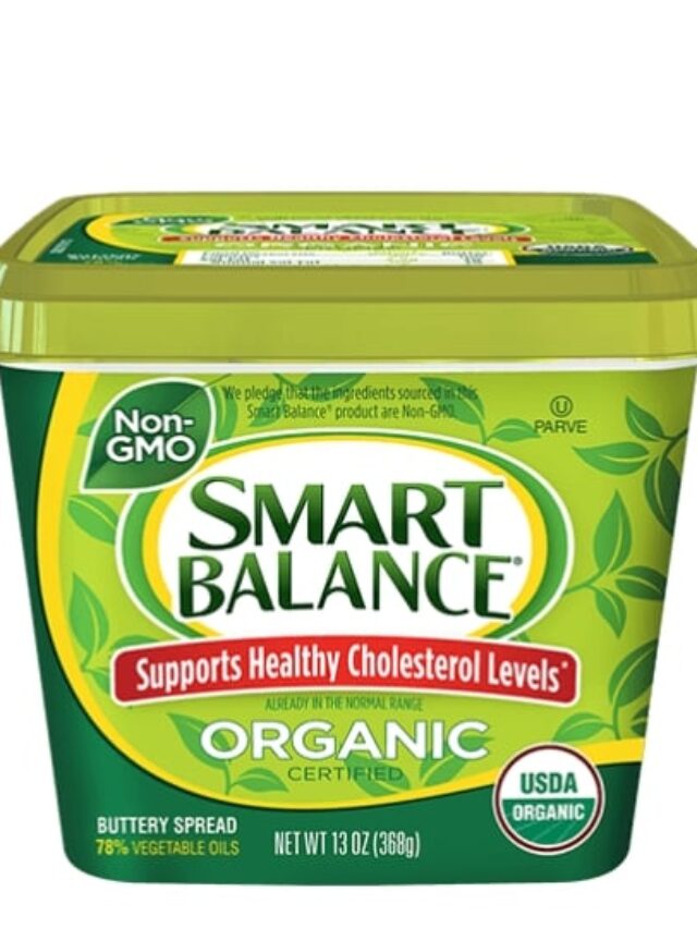 A container of Smart Balance organic certified butter spread.