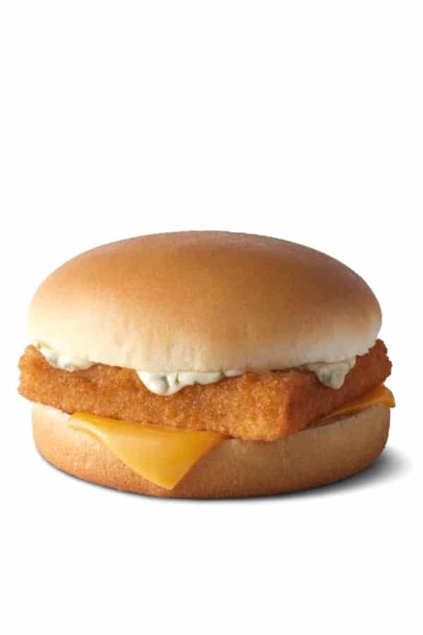 A McDondald's filet of fish sandwich.