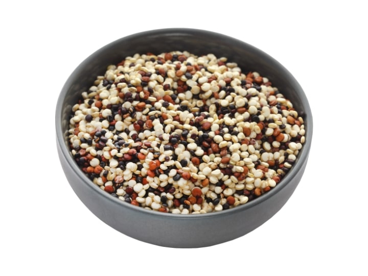 A bowl of quinoa.
