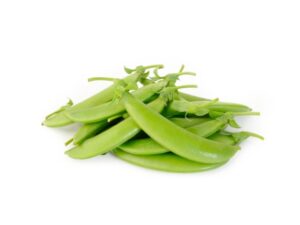 A bunch of sugar snap peas.