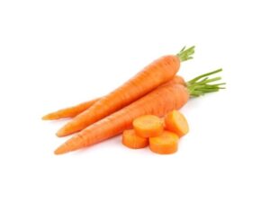 A bunch of carrots.