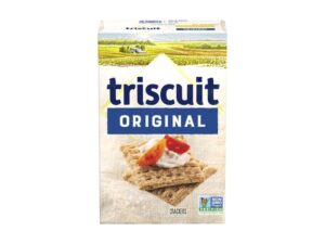 A box of triscuit original crackers.