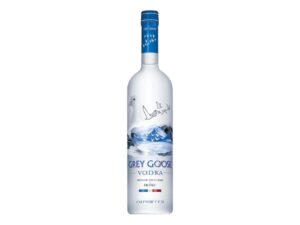 A bottle of Grey Goose vodka.