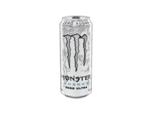 A can of Monster energy zero ultra.