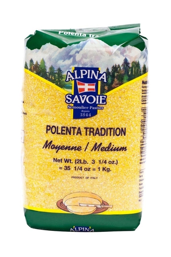 A bag of polenta.