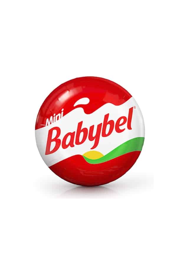 A mini Babybel cheese wheel.