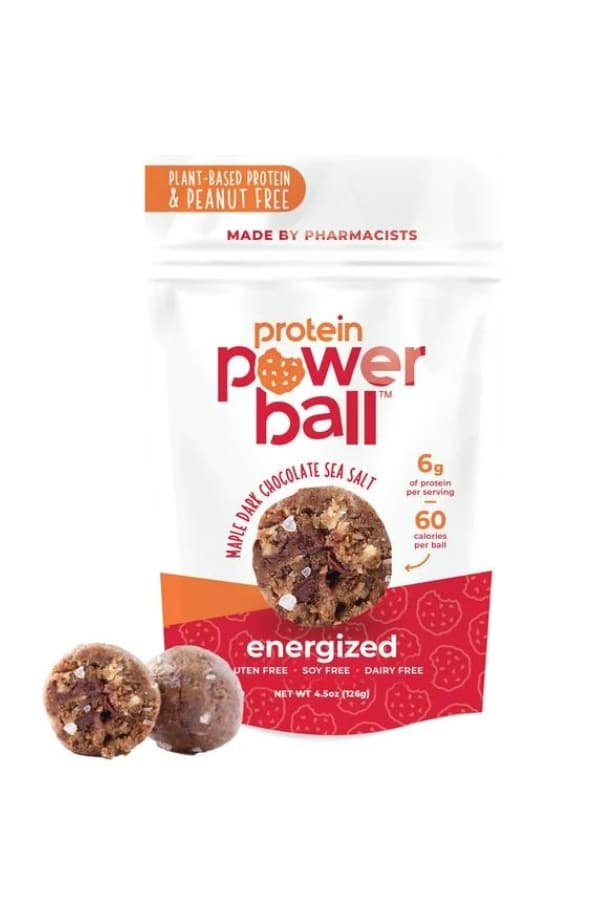 A bag of protein power ball.