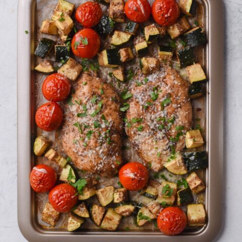 Italian Baked Chicken (Easy Sheet Pan Recipe)