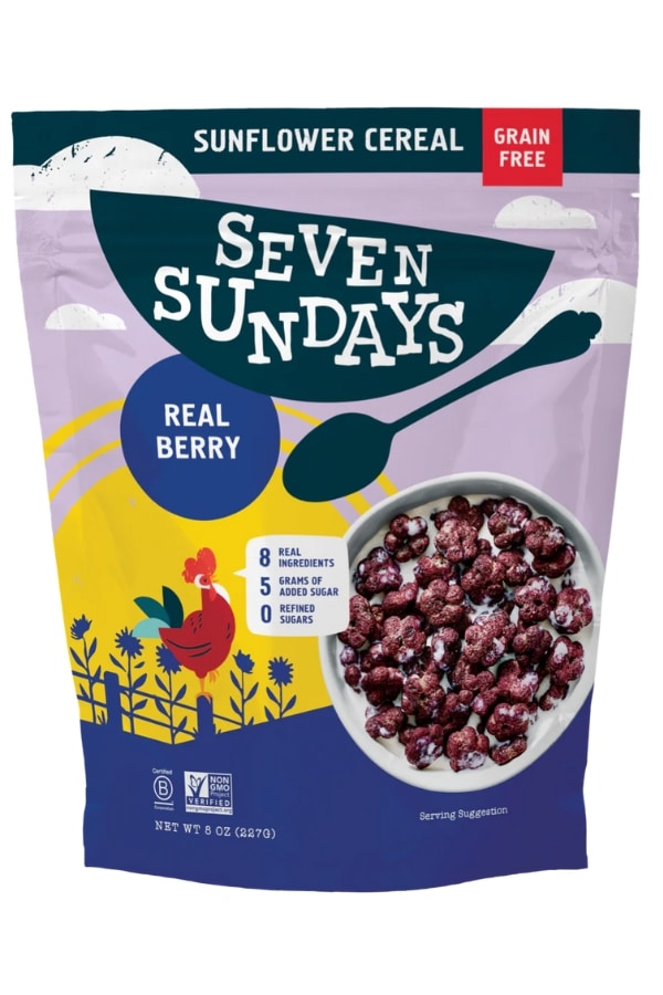 A box of Seven Sundays cereal.