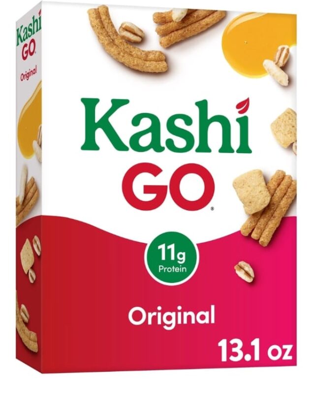 A box of Kashi Go Cereal.