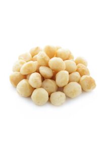 A bunch of macadamia nuts.