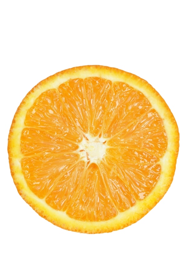 A half of an orange.