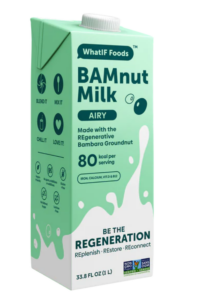 A carton of whatIF foods BAMnut milk.