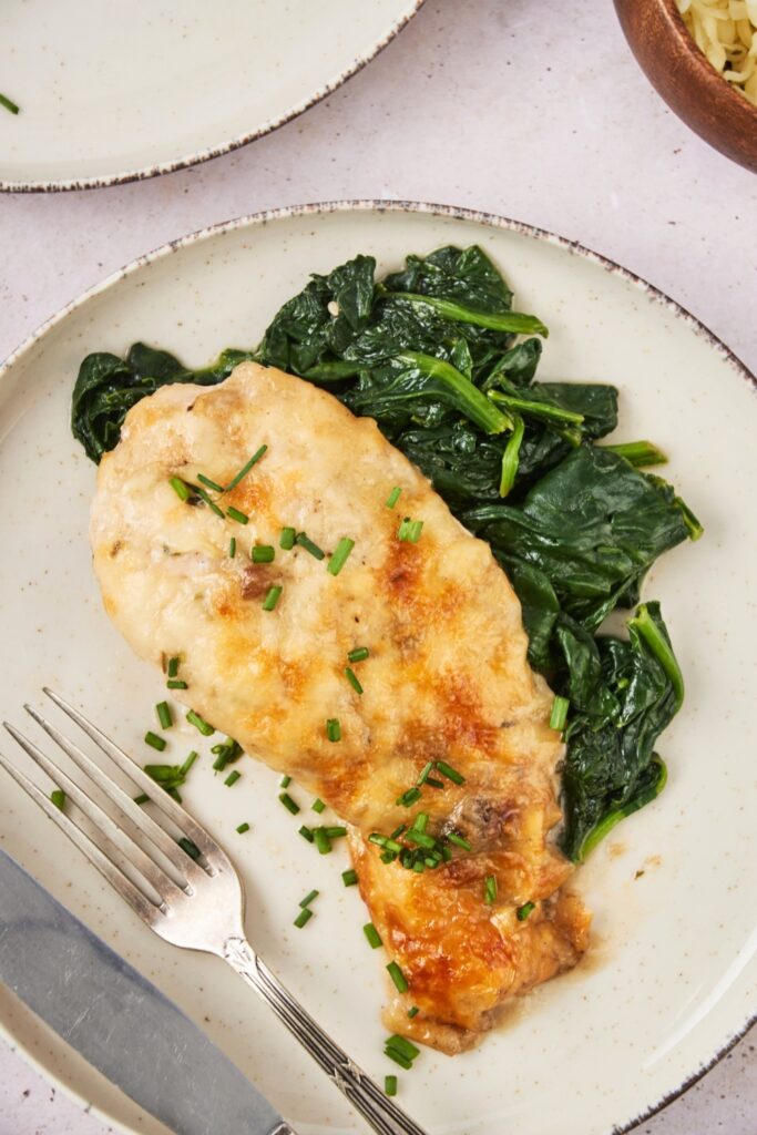 Cheesy Baked Cream of Mushroom Chicken