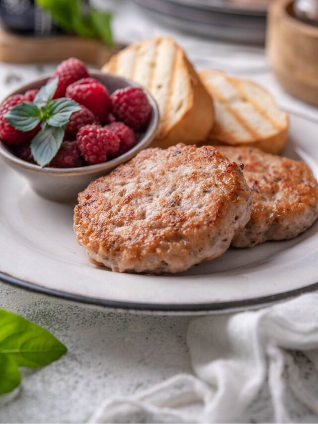 Turkey Sausage Patties The Diet Chef