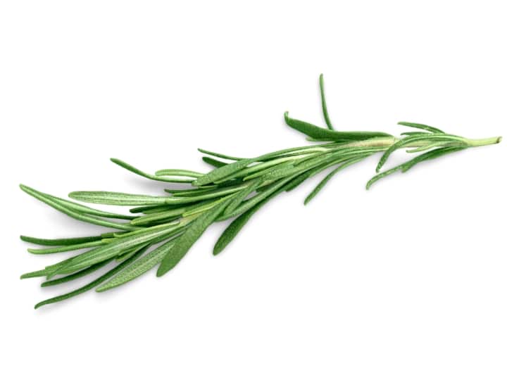 A sprig of rosemary.