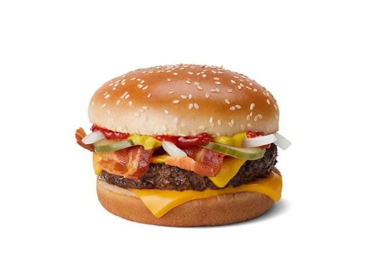 A McDonalds Bacon Quarter Pounder.